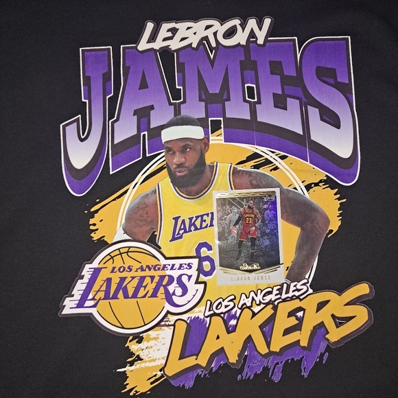 Lakers LeBron James T-shirt Sz.L - Picture 12 of 14